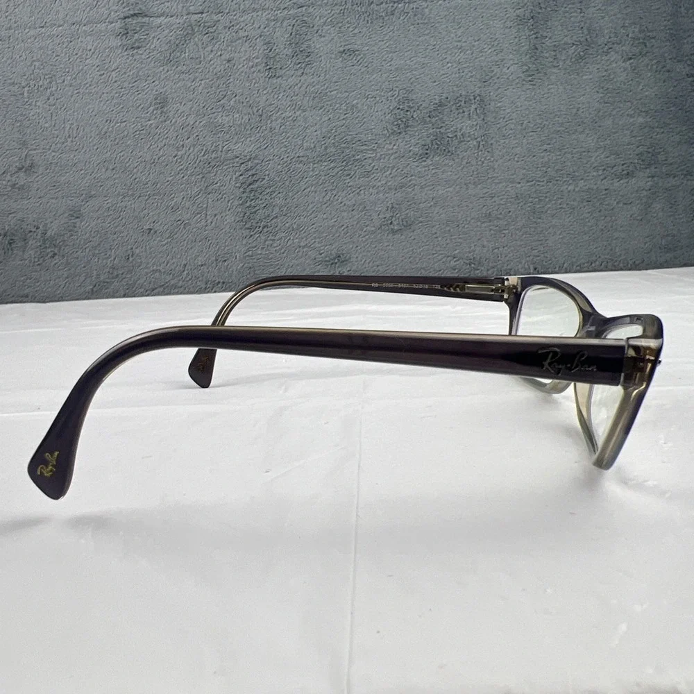 Ray-Ban RB5256 5107 Eyeglasses Translucent Purple Flex Hinge 52-16-135 FRAMES